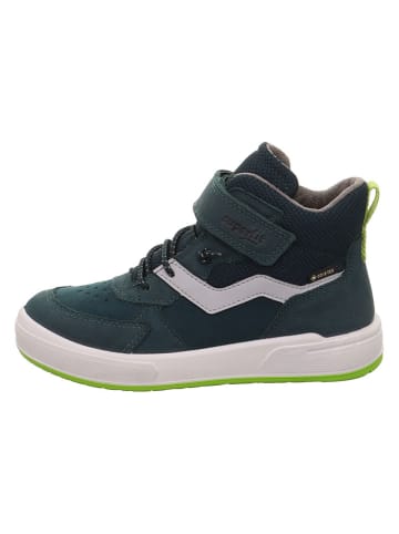 superfit Skórzane sneakersy w kolorze granatowym