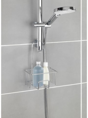 Wenko Edelstahl-Duschablage ''Milito'' - (B)18 x (H)28,5 x (T)13 cm