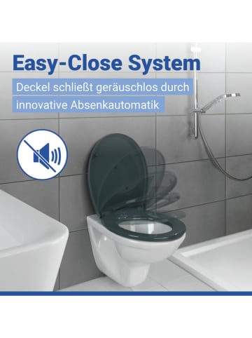 Wenko Absenkautomatik-WC-Sitz "Ostuni" in Grau