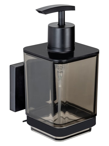 Wenko Ścienny dozownik mydła "Quadro" w kolorze czarnym - 250 ml