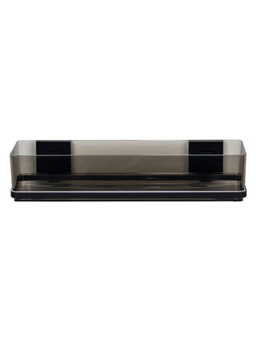 Wenko Badablage ''Quadro'' in Schwarz - (B)38,5 x (H)8,5 x (T)14,5 cm
