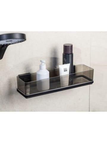 Wenko Badkamerplank ''Quadro'' zwart - (B)38,5 x (H)8,5 x (D)14,5 cm