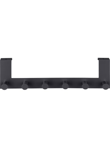 Wenko Türgarderobe in Schwarz - (B)39 x (H)11 cm