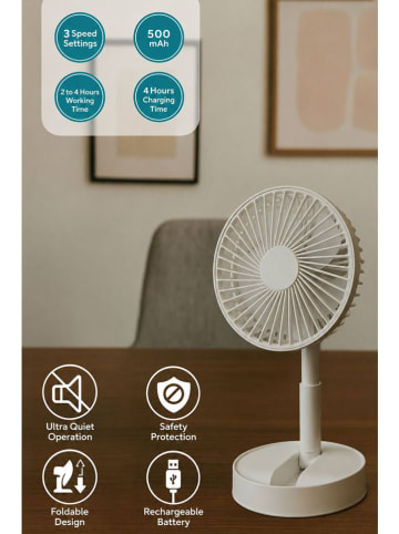 sinbo KUMTEL Tischventilator in Weiß