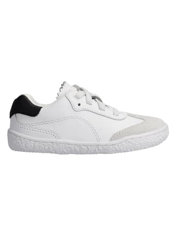 Groundies Leder-Barfußschuhe "Panama" in Creme/ Schwarz