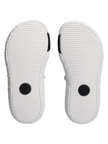 Groundies Skórzane buty barefoot "Panama" w kolorze kremowo-czarnym
