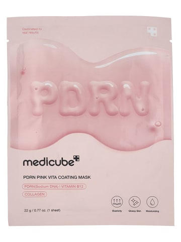 Medicube Masker "PDRN roze Vita Coating Mask 22 g