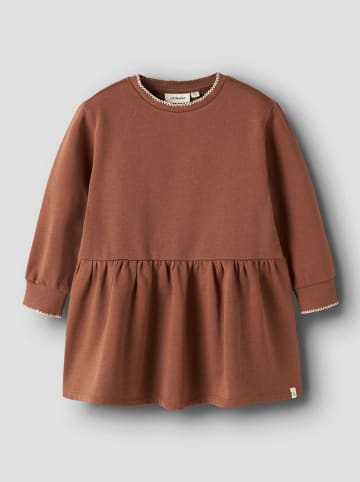 Lil Atelier Sweatjurk "Kilano" bruin
