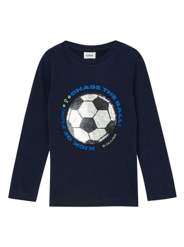 s.Oliver Longsleeve donkerblauw