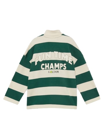 s.Oliver Sweatshirt groen/beige