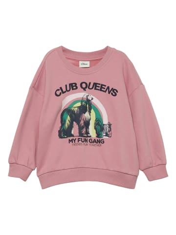 s.Oliver Sweatshirt lichtroze