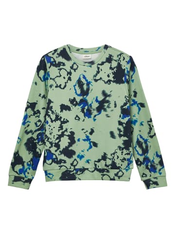 s.Oliver Sweatshirt in Grün
