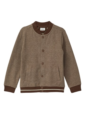 s.Oliver Sweatjacke in Braun
