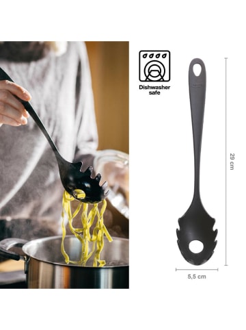 Fiskars Pastalöffel "Essential" in Schwarz - (H)29 cm