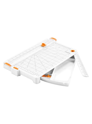 Fiskars Urządzenie "SureCut - A4" w kolorze białym do cięcia papieru - 23,2 x 38,1 cm
