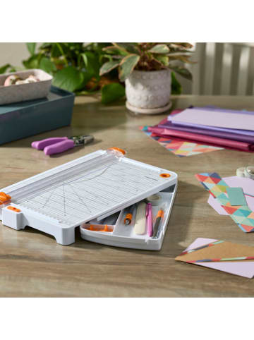 Fiskars Papierschneidemaschine "SureCut - A4" in Weiß - (B)23,2 x (H)38,1 cm