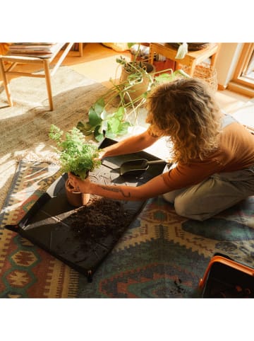 Fiskars Pflanzmatte in Schwarz
