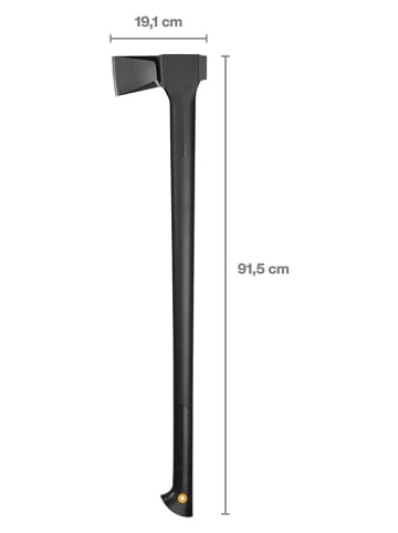 Fiskars Spaltaxt "XL A26" in Schwarz