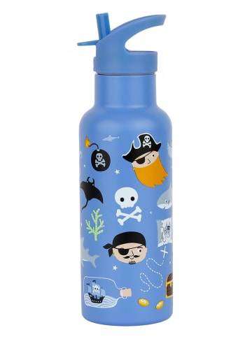 a little lovely company Drinkfles "Pirates" blauw - 500 ml