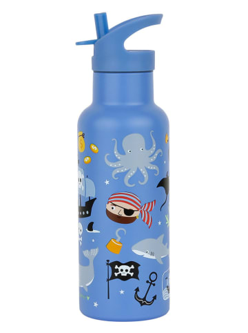 a little lovely company Bidon "Pirates" w kolorze niebieskim - 500 ml