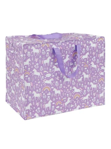 a little lovely company Aufbewahrungstasche "Unicorn dreams" in Lila - (B)58 x (H)45 x (T)28 cm
