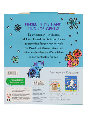 ars edition Malbuch "Mein allererster magischer Malzauber - Winterzeit"