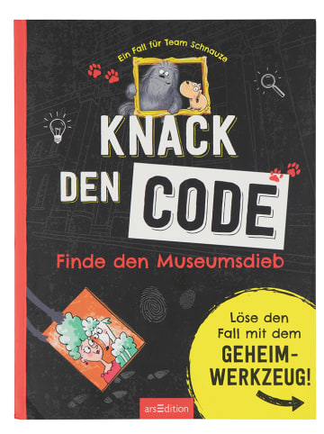 ars edition Rätselbuch "Ein Fall für Team Schnauze - Knack den Code"