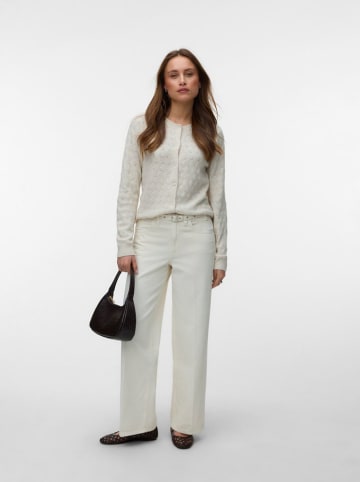 Vero Moda Kardigan w kolorze białym