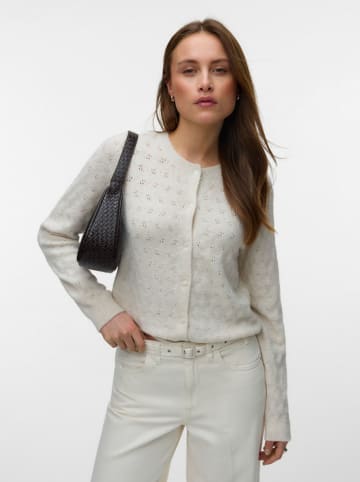 Vero Moda Kardigan w kolorze białym