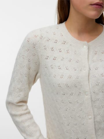 Vero Moda Kardigan w kolorze białym