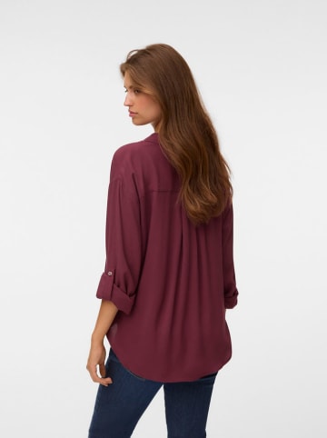 Vero Moda Hemd in Bordeaux