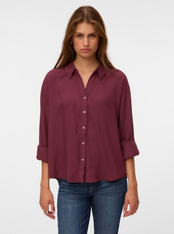 Vero Moda Hemd in Bordeaux