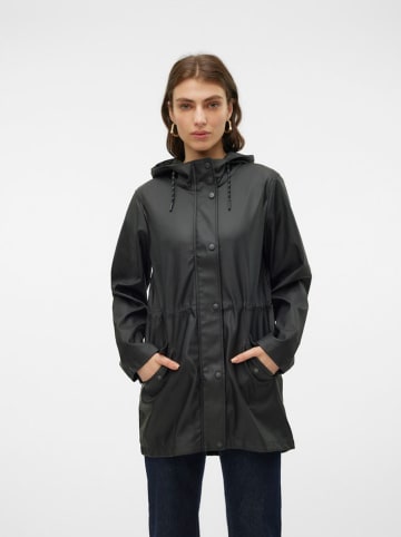 Vero Moda Płaszcz przeciwdeszczowy w kolorze czarnym