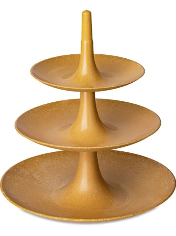 koziol Etagere "Babell L" in Hellbraun - (H)34 x Ø 31,4 cm