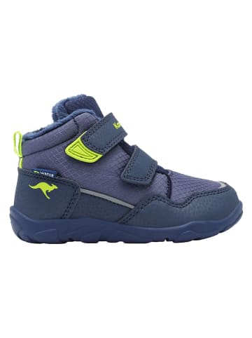 Kangaroos Sneakers "Norda Mid V" in Dunkelblau/ Gelb
