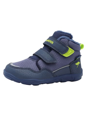 Kangaroos Sneakers "Norda Mid V" in Dunkelblau/ Gelb
