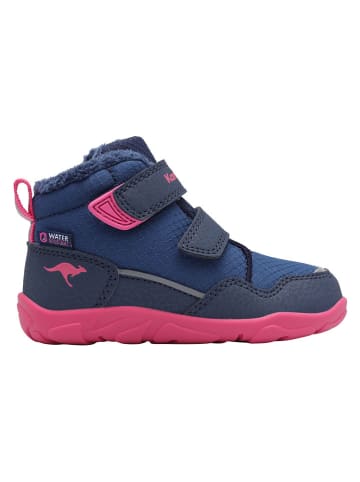 Kangaroos Sneakers "Norda Mid V" donkerblauw/roze