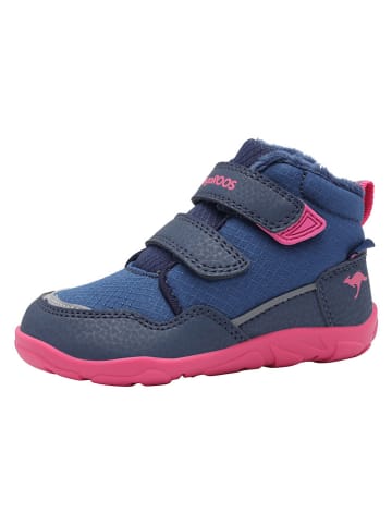 Kangaroos Sneakers "Norda Mid V" donkerblauw/roze