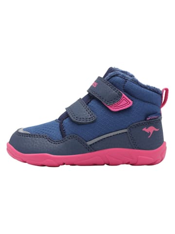 Kangaroos Sneakers "Norda Mid V" donkerblauw/roze