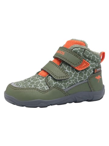 Kangaroos Sneakers "Norda Mid V" in Khaki/ Orange