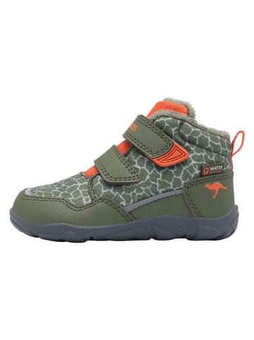 Kangaroos Sneakers "Norda Mid V" kaki/oranje