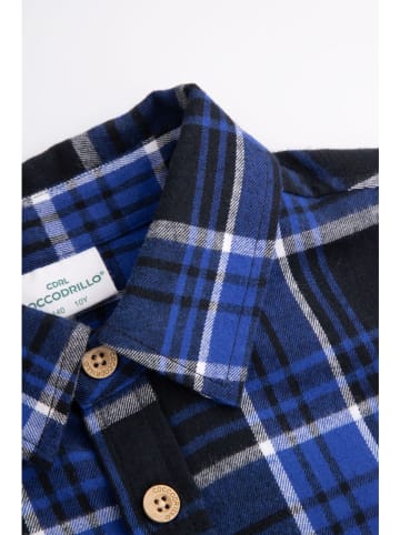 Coccodrillo Hemd in Blau/ Dunkelblau