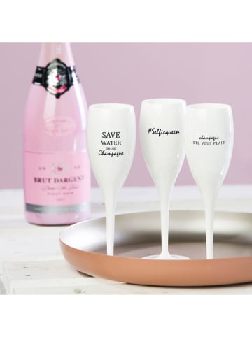 koziol Sektglas in Weiß - 100 ml