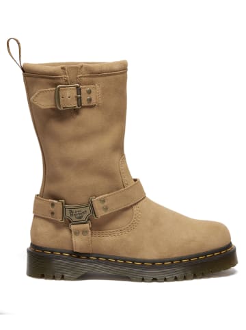 Leren enkellaarzen "Anistone Hi" beige