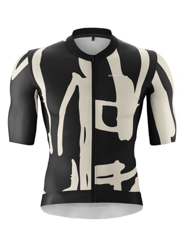 Gonso Fahrradtrikot in Schwarz/ Creme