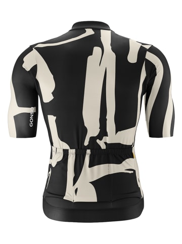 Gonso Fahrradtrikot in Schwarz/ Creme