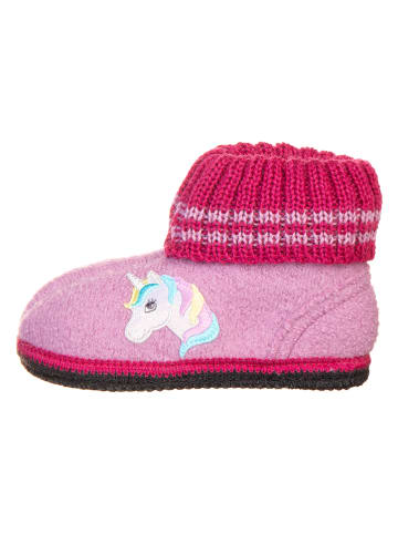 kitz-pichler Hüttenschuhe "Kauns" in Rosa