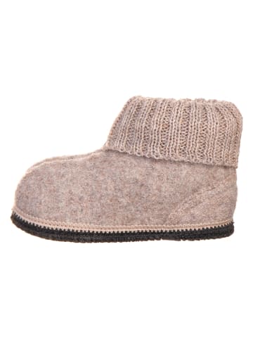 kitz-pichler Hüttenschuhe "Kauns" in Beige