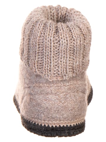 kitz-pichler Hüttenschuhe "Kauns" in Beige