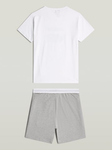 G-Star Pyjama in Weiß/ Grau